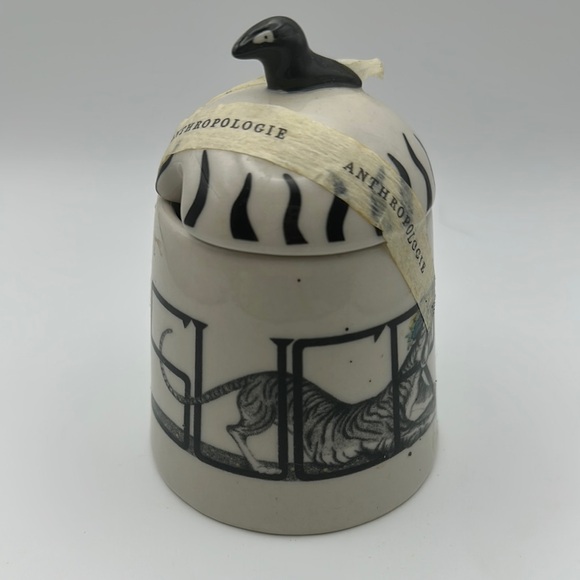 Anthropologie Other - Anthropologie Zebra Ceramic Sugar Jar